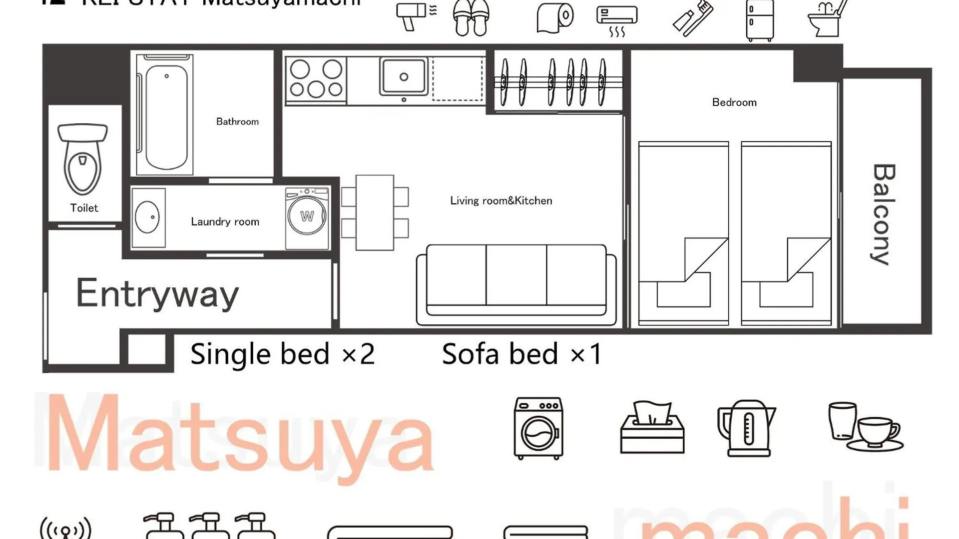 Charm Buildings Matsuyacho 803,902,1003 - Vacation Stay 18806 Osaka